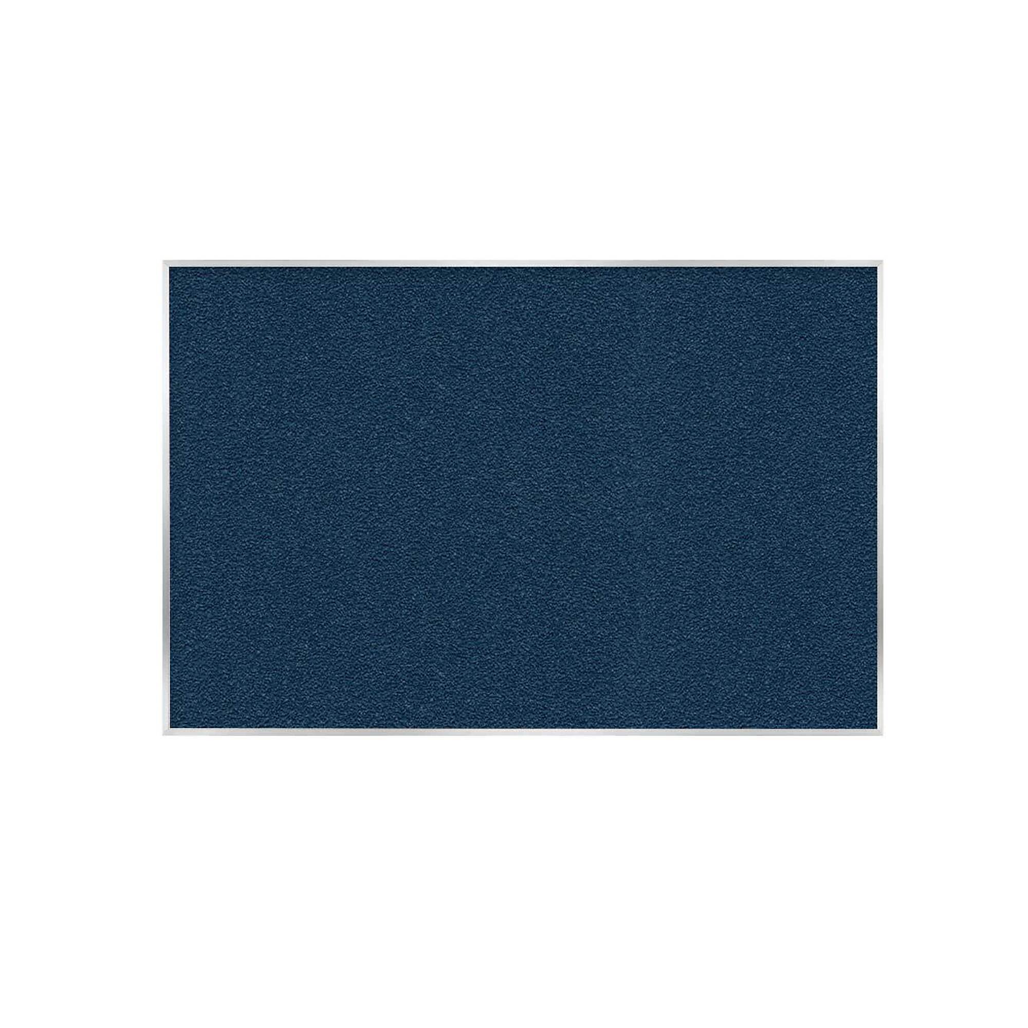 Ghent, Vinyl Bulletin Board w/Alum, 3ft.x5ft., Navy, Color Finish Navy, Model# AV35-195
